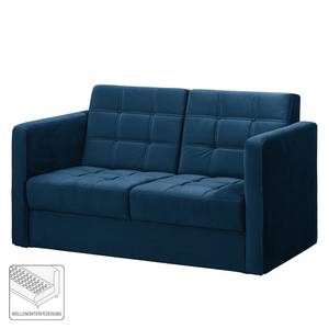 Schlafsofa Amado Samt - Marineblau