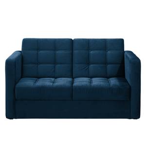 Schlafsofa Amado Samt - Marineblau