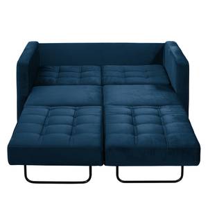 Schlafsofa Amado Samt - Marineblau