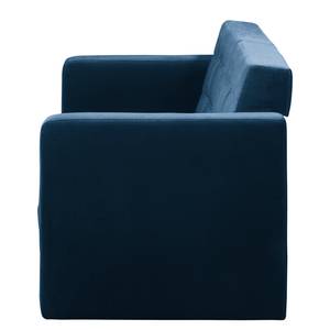 Schlafsofa Amado Samt - Marineblau