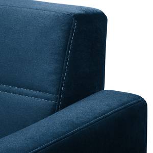 Schlafsofa Amado Samt - Marineblau