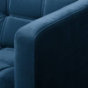 Schlafsofa Amado Samt - Marineblau