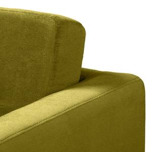 Canapé Croom I (3 places) Microfibre - Velours Krysia: Jaune olive