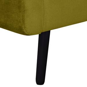 Canapé Croom I (3 places) Microfibre - Velours Krysia: Jaune olive