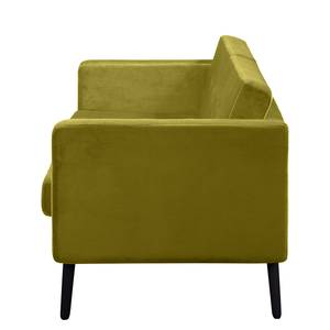 Canapé Croom I (3 places) Microfibre - Velours Krysia: Jaune olive