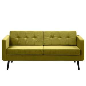 Sofa Croom I (3-Sitzer) Samt Krysia: Olivgelb