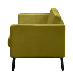 Canapé Croom I (2 places) Microfibre - Velours Krysia: Jaune olive