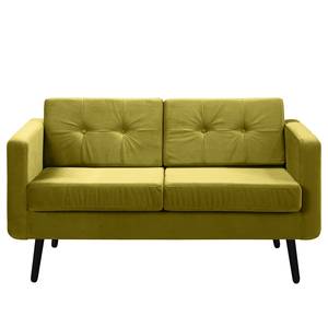 Canapé Croom I (2 places) Microfibre - Velours Krysia: Jaune olive