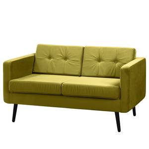 Canapé Croom I (2 places) Microfibre - Velours Krysia: Jaune olive