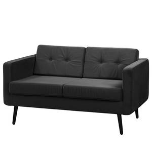 Sofa Croom I (2-Sitzer) Samt Krysia: Anthrazit