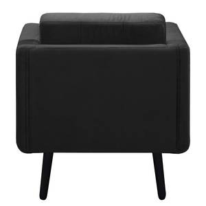 Fauteuil Croom Microfibre - Velours Krysia: Anthracite - Sans repose-pieds