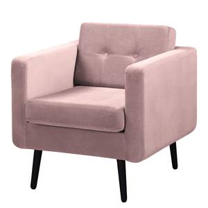 Fauteuil Croom microvezel - Velours Krysia: Mauve - Zonder hocker