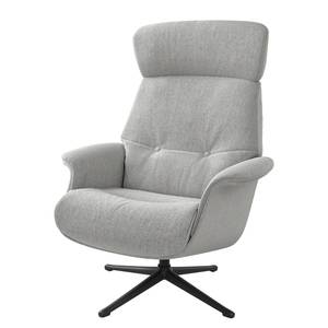 Fauteuil relax Anderson IV Tissu Saia: Gris clair - Noir - Couvert