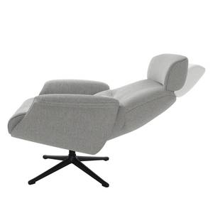 Fauteuil relax Anderson IV Tissu Saia: Gris clair - Noir - Couvert