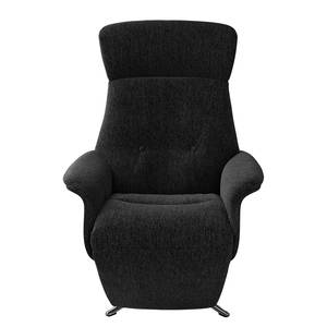 Fauteuil relax Anderson V Tissu Saia: Anthracite - Chrome brillant - Couvert