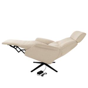 Fauteuil relax Anderson III Tissu Saia: Beige - Noir - Couvert