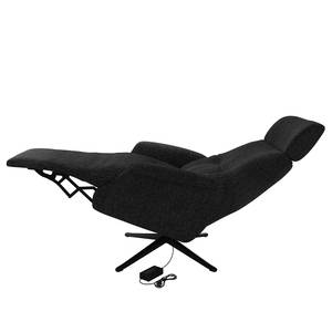 Fauteuil relax Anderson III Tissu Saia: Anthracite - Noir - Couvert