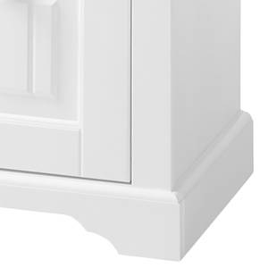 Commode Hilltown Blanc - En partie en bois massif - 57 x 60 x 40 cm