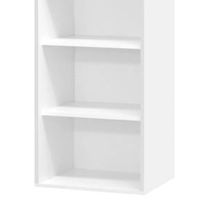 Étagère de bureau Leeton I Blanc - Hauteur : 180 cm