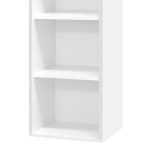 Étagère de bureau Leeton II Blanc - Hauteur : 145 cm