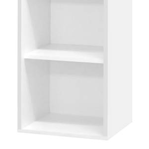 Étagère de bureau Leeton II Blanc - Hauteur : 109 cm