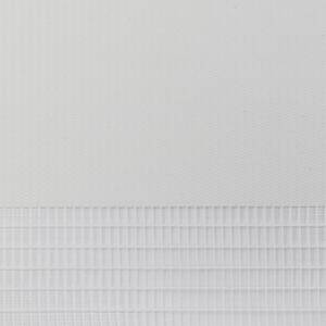 Doppelrollo Lerik Webstoff / Kunststoff - Weiß - 60 x 150 cm