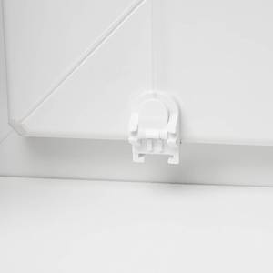 Store enrouleur Lerik Tissu / matière plastique - Blanc - 80 x 210 cm