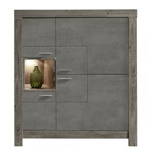 Highboard Lehto I Incl. verlichting - Concrete look