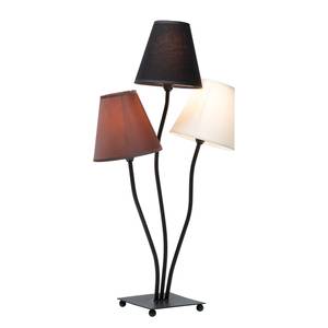 Lampe Flexible I Acier - Coton - 3 ampoules - Noir
