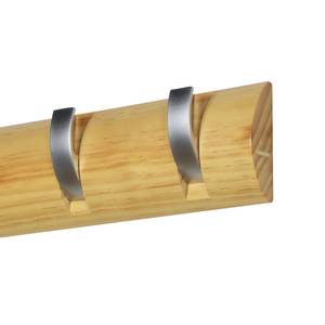 Wandkapstok Cary massief grenenhout/staal - Den - Breedte: 50 cm