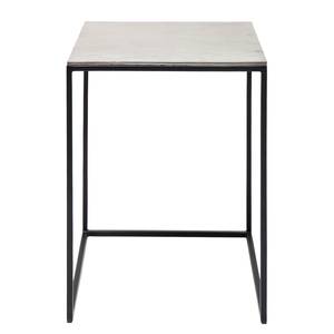 Bijzettafel Loft Square (3-delige set) Aluminium/staal - zwart