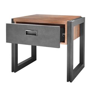 Table de chevet Marton Marron - Bois manufacturé - 55 x 48 x 45 cm