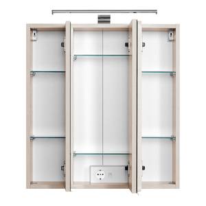 Armoire de toilette Belluno Avec éclairage - Imitation hêtre Iconic - Largeur : 60 cm