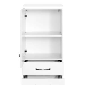 Armoire de salle de bain Fontana I Blanc brillant / Blanc mat