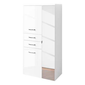 Kleine kast Fontana II Hoogglans wit/mat wit