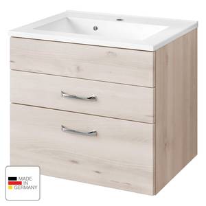 Meuble avec vasque Fontana Imitation hêtre Iconic - Largeur : 60 cm