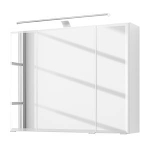 Armoire de toilette Belluno Avec éclairage - Blanc mat - Largeur : 80 cm