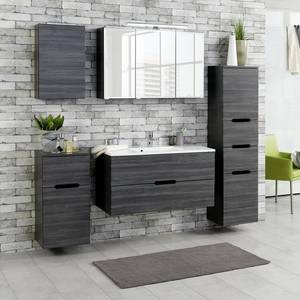 Armoire de toilette Belluno Avec éclairage - Graphite - Largeur : 100 cm