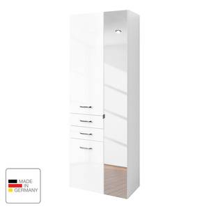 Hochschrank Fontana ll Hochglanz Weiß / Matt Weiß