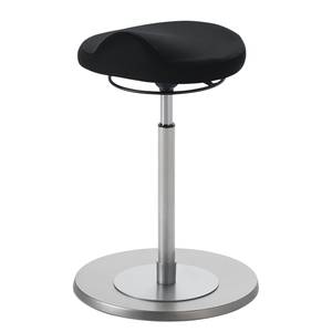 Tabouret pivotant Enid Tissu / Métal - Noir