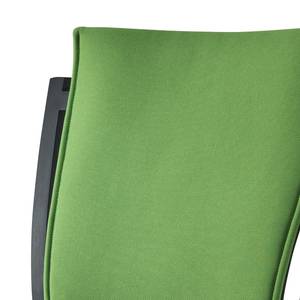 Chaise pivotante Wilton Tissu - Vert - Avec accoudoirs