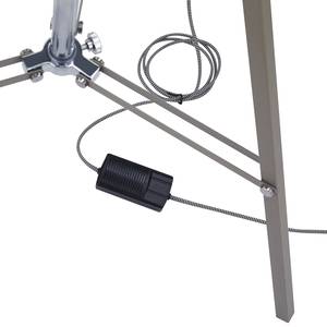 Staande lamp Buk I ijzer - 1 lichtbron - Beige/lichtgrijs