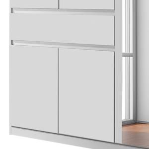 Armoire Tübingen Blanc alpin - Blanc alpin - Largeur : 136 cm