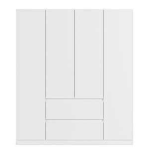 Armoire Mainz Blanc alpin - Largeur : 181 cm - Sans portes miroir