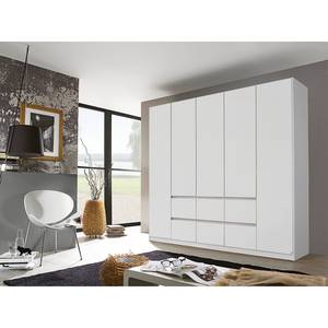 Armoire Mainz Blanc alpin - Largeur : 226 cm - Sans portes miroir