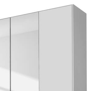Armoire Mainz Blanc alpin - Largeur : 271 cm - Avec portes miroir