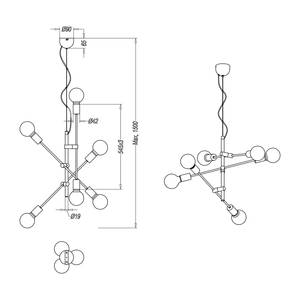 Suspension Cross Acier - 6 ampoules