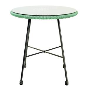 Set di 3 mobili da esterno Copacabana Ferro/Plastica - Verde Salvia - Verde menta