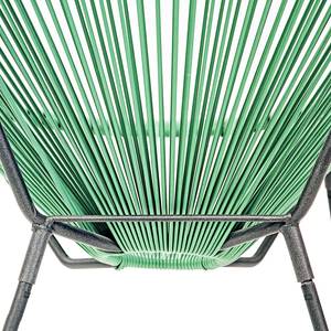 Set di 3 mobili da esterno Copacabana Ferro/Plastica - Verde Salvia - Verde menta