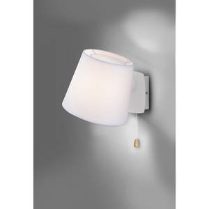 Wandlamp Miriam katoen / ijzer - 1 lichtbron - Wit